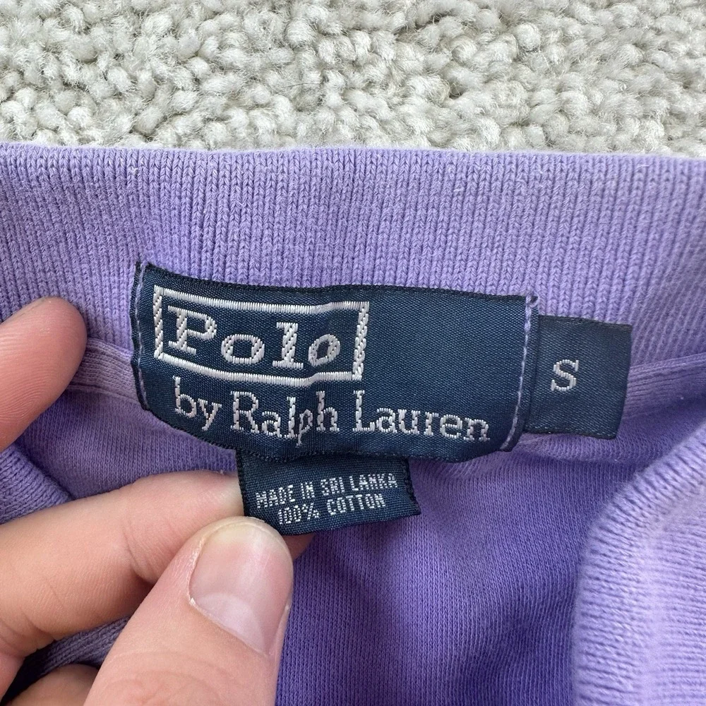 Polo Ralph Lauren Classic Fit Men's Purple Cotton Short Sleeve Polo Shirt S